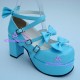 Lolita shoes princess shoes style 9821 blue