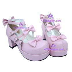 Lolita shoes princess shoes style 9821A pink