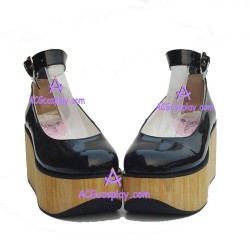 Lolita shoes thick sole style 9617 black