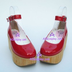 Lolita shoes thick sole style 9617 red