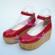 Lolita shoes thick sole style 9617 red