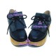 Lolita shoes thick sole style 9629B black