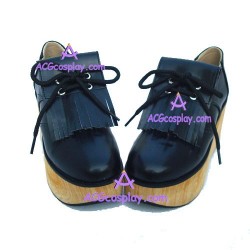 Lolita shoes thick sole style 9629B black