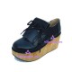 Lolita shoes thick sole style 9629B black