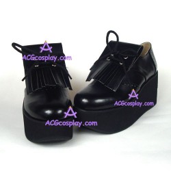 Lolita shoes wedged shoes style 9629B black