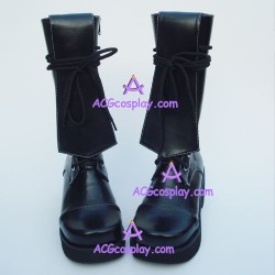 Punk lolita boots fashion boots thick sole style 9709A black