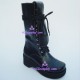 Punk lolita boots fashion boots thick sole style 9709A black
