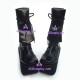Punk lolita boots fashion boots thick sole style 9709B black