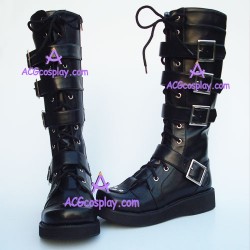 Punk Lolita boots general boots style  9708A black