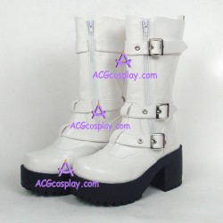 Punk lolita boots general boots style 9637 white