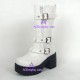 Punk lolita boots general boots style 9637 white