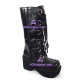 Punk lolita boots general boots style 9718A black