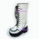 Punk lolita boots general boots style 9718A white