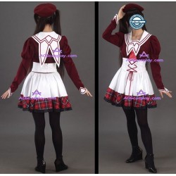 11eyes SATSUKI KAKE school uniform Cosplay Costume