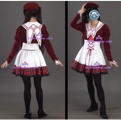 11eyes Satsuki Kake school uniform Cosplay Costume