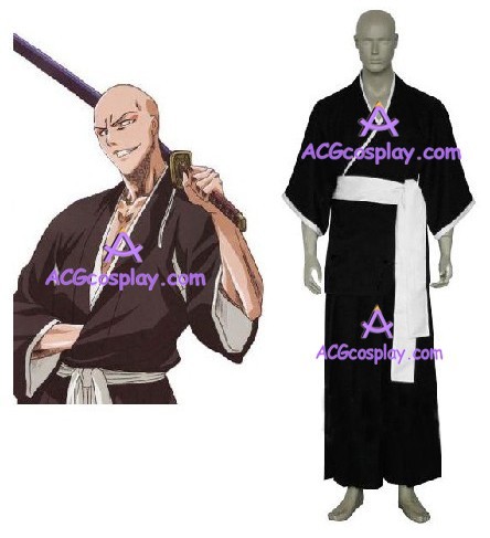 Anime Bleach Ikkaku Madarame Cosplay Costume