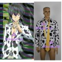 Katekyo Hitman Reborn! Lambo cosplay costume shirt and tie