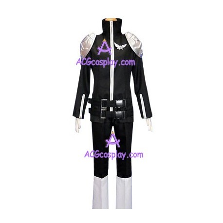 Katekyo Hitman Reborn! Black Byakuran Cosplay Costume