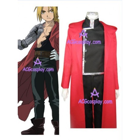 Full Metal Alchemist Edward Elric Halloween Cosplay Costume