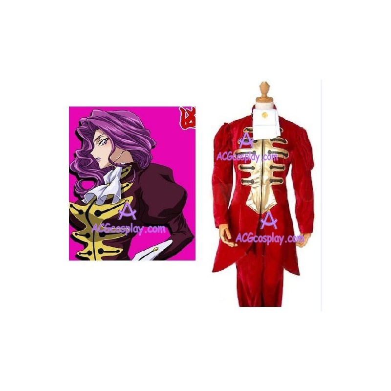 Code Geass Cornelia Britannia Cosplay Costume