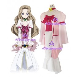 Code Geass Lelouch of the Rebellion Nunnally Lamperouge Cosplay Costume