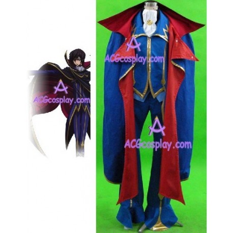 Code Geass Zero cosplay costume blue version