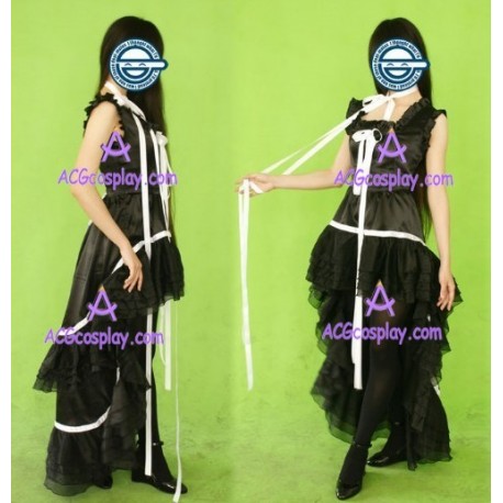 Chobits Chii lolita black cosplay costume