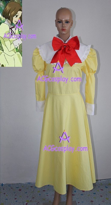 white christmas dresses Ouran Highschool Host Club Eclair Cosplay Costume main image 0