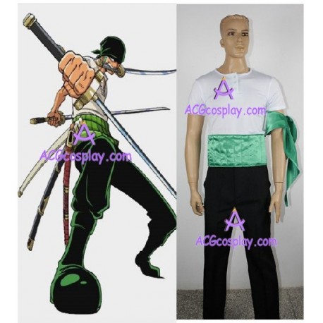 One Piece Roronoa Zoro cosplay costume