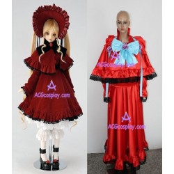 Rozen Maiden Shinku thick satin cosplay costume