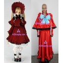 Rozen Maiden Shinku thick satin cosplay costume