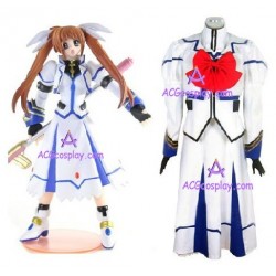 Magical Girl Lyrical Nanoha Nanoha Takamachi Uniform Cosplay Costume