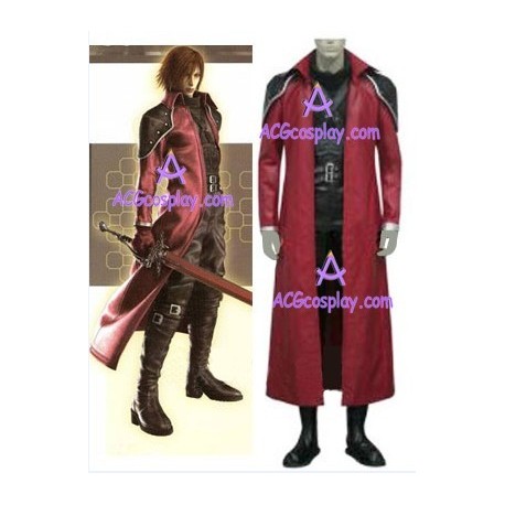 Final Fantasy VII 7 Genesis Rhapsodos cosplay costume puleather made