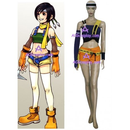 Final Fantasy VII 7 Yuffie Kisaragi cosplay costume version 2