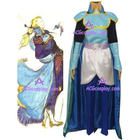 Final Fantasy VI Edgar Roni Figaro Cosplay Costume