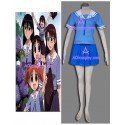 Azu Manga Daioh shool uniform summer cosplay costume