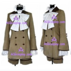 Black Butler Kuroshitsuji Ciel Phantomhive grey color cosplay costume