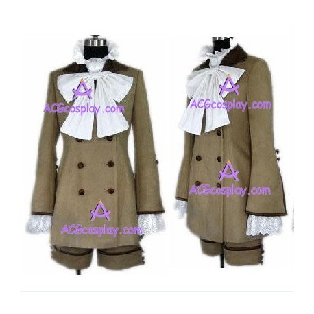 Black Butler Kuroshitsuji Ciel Phantomhive grey color cosplay costume