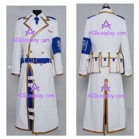 Dolls cosplay white military unifrom cosplay costume