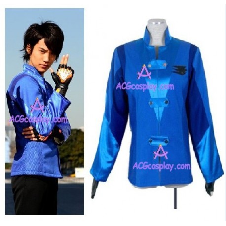 Juken Sentai Gekiranger GekiBlue Cosplay Costume