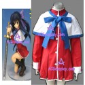 Kanon Blue bow version girl school unifrom cosplay costume