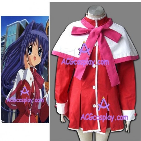 Kanon pink bow version girl school unifrom cosplay costume