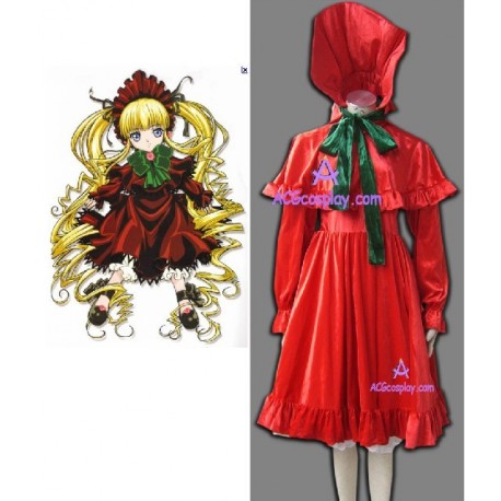 Rozen Maiden Shinku Pure Ruby cosplay costume velvet made