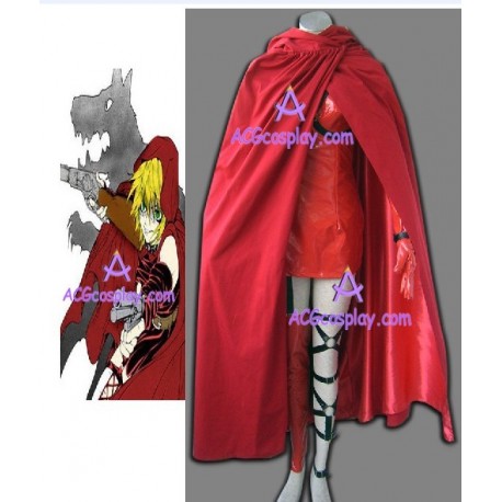 Ludwig Kakumei Lisette punk red cosplay costume