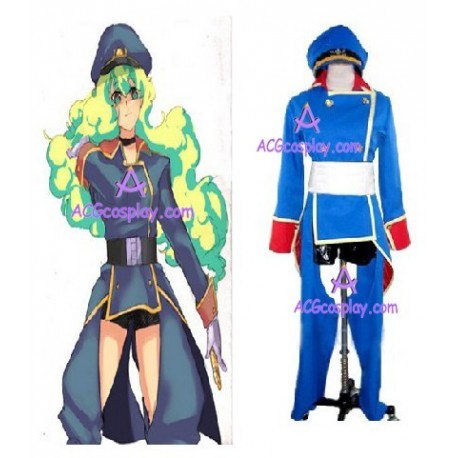 Macross Frontier Sheryl Nome military cosplay costume