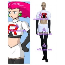 Pokemon Team Rocket Jesse Cosplay Costume