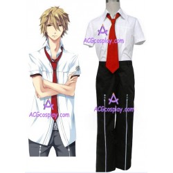 Starry Sky Seigatsu Academy Male Summer Uniform red tie Cosplay Costume