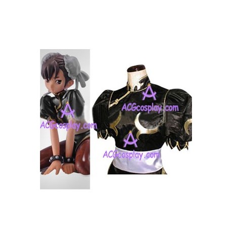 Street Fighter Chun Li Black Cosplay Costume