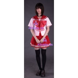 To heart 2 girl summer school uniform cosplay costume