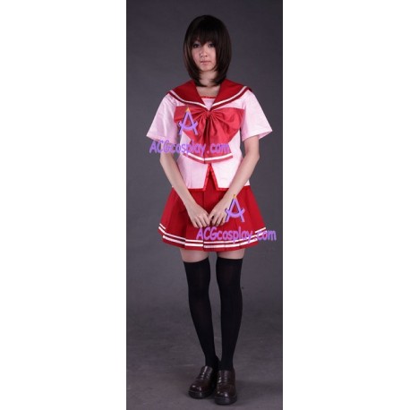 To heart 2 girl summer school uniform cosplay costume